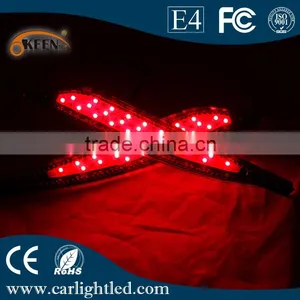 FOR 08-14 Sonata Rear Bumper Backup Tail Rear Bumper Lamp LED Reflector Stop Brake Light Hyundai Rear Bumper thumbnail-3