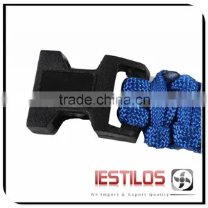 4mm Paracord With Whistle Buckle Survival Bracelet thumbnail-2