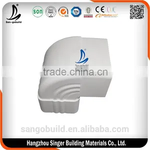 Building Materials Name Plastic K-style Large Diameter Plastic Drain Pipe Clear PVC Gutter thumbnail-5