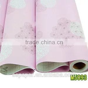 Dandelion Pink Self Adhesive Diy Kuching Wallpaper thumbnail-1