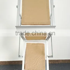 High Quality Exquisite Standard Convenient Aluminum Catalogue Shelf Model FT With Acrylic or Wooden Tray thumbnail-3