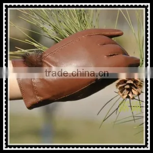 Europe and America Noble Style Leather Winter Glove thumbnail-1