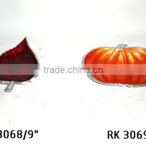 Aluminium Leaf Bowl,metal Leaf Bowl,decorative Leaf Bowl,metal Fruit Bowl thumbnail-1