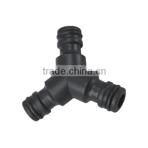 12mm 3 Way Coupling Water Garden Hose Fitting Connector Joiner Adaptor Adapter thumbnail-2
