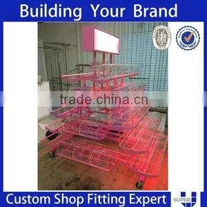 Heavy Duty Rotating Display Stand Turntable Acrylic Showcases for Candy thumbnail-3