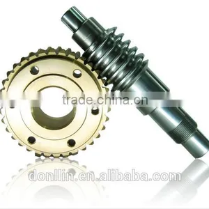 Big Transmission Rate Bronze/brass Worm and Worm Gear for Motor thumbnail-1
