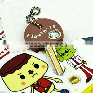 Silicone Key Cover With Brown Cat thumbnail-1