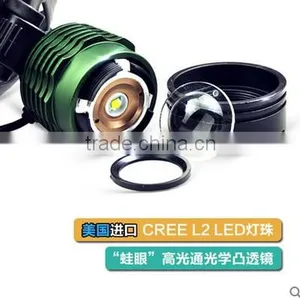 Green & Black 2500Lm Zoomable Rechargeable XM-L T6 LED Headlight Head Lamp 3-Mode Lampe Frontale Cycling Bicycle Light +Charger thumbnail-2