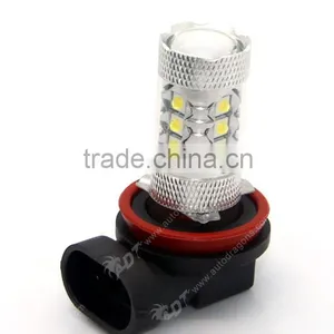 Pure White H11 80W Epistar LED Bulbs for Reverse Back up Lights thumbnail-3