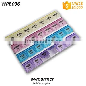 3 Compartment Pill Cutter Custom Printed, 2 Compartment for Pill thumbnail-6
