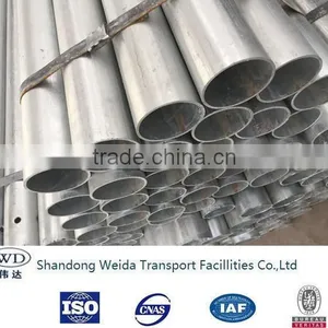 Zinc Layer Steel Highway Guardrail Round Post thumbnail-3