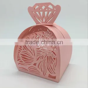 Hollow Laser Cut Candy Gift Boxes for Party thumbnail-3