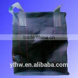 Breathable and Airy Fabric Bags/coated Black Color Fabric Big Bags/customizable Black Sift-proof Baffle Bags thumbnail-1