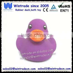 8CM Purple Color Pvc Plastic Ducks thumbnail-1