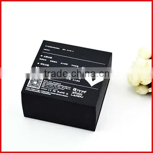 Printing Logo Custom Black Paper Hat Box Packing Wholesale thumbnail-3