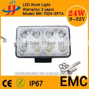 IP67 Spot/flood Beam Auto Led Work 24W Led Truck Lights thumbnail-1
