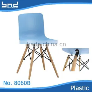 Modern Beautiful Armless Stackable Dinning Chairs Plastic Chairs thumbnail-1