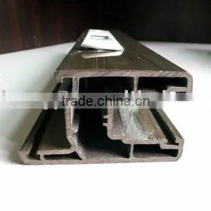 Wooden Color Plastic Extrusion for Sliding Window Sash thumbnail-1