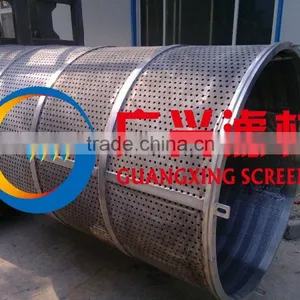 High Quality Wedge Wire Rotary Drum Screen ID1800mm From China Manufacturer thumbnail-4