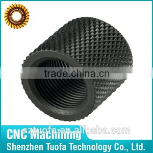Cnc Lathe Parts Knurled Nuts Machined Communication Parts thumbnail-3