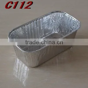 6 Inches Rectangular Aluminum Foil Tray C112 thumbnail-1