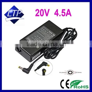2016 New Arrival ac Adapter 20V 4.5A 5.5*2.5mm Power Supply for Acer 90W Notebook/laptop Charger thumbnail-1