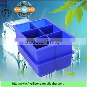 OEM Factory Price Novelty Perfect Size Food Grade Premium Silicone Ice Cube Tray thumbnail-4