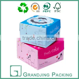 Luxury Birthday Party Fresh Cake Packaging Box thumbnail-1