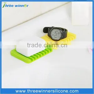Colorful Silicone Square Soap Dish Wholesale Silicone Soap Holder thumbnail-5