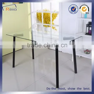 Popular Rectangular Glass Top Dining Tables thumbnail-1