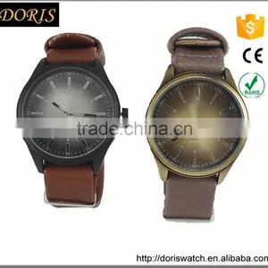 China Watch Manufacturer Oem Watch Men 2016 New Style Leather Wrist Watch thumbnail-1