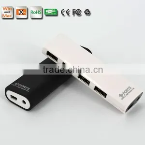 Slim Shape but High Speed 480MBPS Usb2.0 4 Por Hub Form Usb Por Hub Suppliers With Plastic Casing thumbnail-3