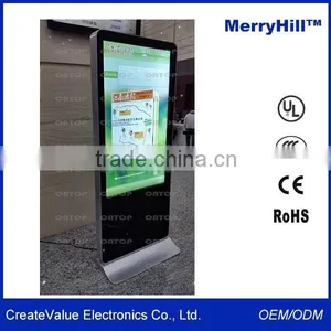Outdoor Floor Standing 42 Inch Full HD High Brightness Big Street Advertising Screen With IP65 Grade thumbnail-4