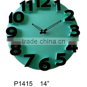 Hot Selling High Quality 3D Plastic Wall Clock thumbnail-4