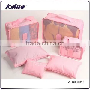 2015 Hot Selling Travel Organizer Storage Zip Bag 6 Pcs in One Set thumbnail-1