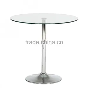 Kitchen Furniture Frosted Glass Top Dining Table thumbnail-1