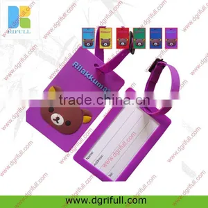 3D Bear Style Silicone Luggage Tag thumbnail-1
