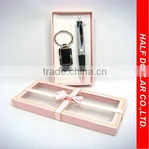 Ball Pen & Keychain/Plastic Ball Pen/Ballpoint Pen/Gift Pen With Box thumbnail-1