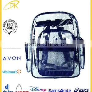Hot Sell Clear Transparent PVC Backpack, PVC Student Backpack thumbnail-1
