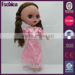 Chinese Plastic Naked Doll With Beautiful Dress thumbnail-2