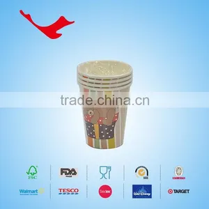 9oz(high) PE Coated Single Wall Disposable Paper Cups With Printing thumbnail-4