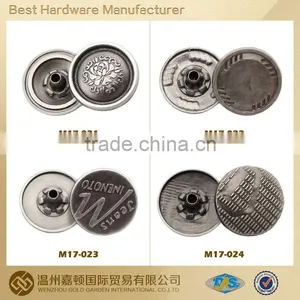Alloy Snap Fastener for Clothing Various Designs Customized thumbnail-1