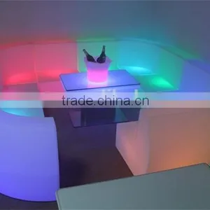 Color Change Outdoor Waterproof Plastic Bar Led Sofa With Remote Control thumbnail-2