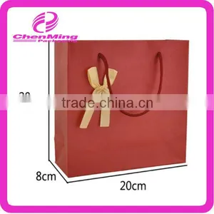 Yiwu Wholesale Red Large Paper Shopping Bags thumbnail-1
