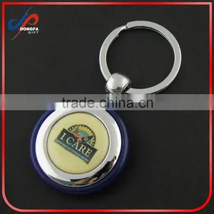Black Customzied Leather Tassel Keychain thumbnail-1