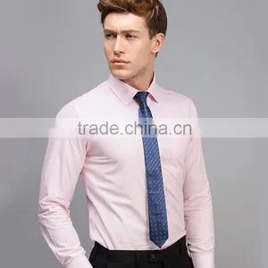Wholesale Good Quality Solid Color Bussiness Shirt for Men Uniform thumbnail-3