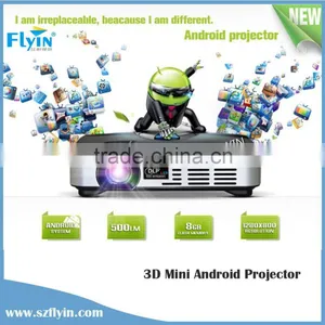 Home Theater Use WXGA 1000 Ansi Lumens 1080P Android WiFi 3d Mini Led Projector thumbnail-1