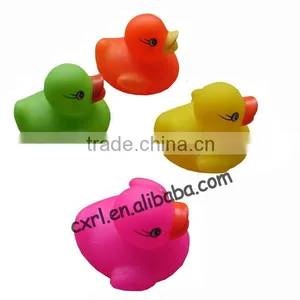 Mini Baby Yellow Plastic Bath Duck thumbnail-1
