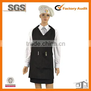 Polyester Bar Waitress Sexy Apron,sexy Uniform,low Cut thumbnail-1