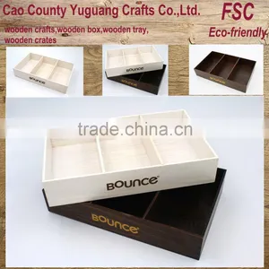 Wood Serving Tray,cheap Antique Wood Tray, Big Colorful Storage Tray thumbnail-1